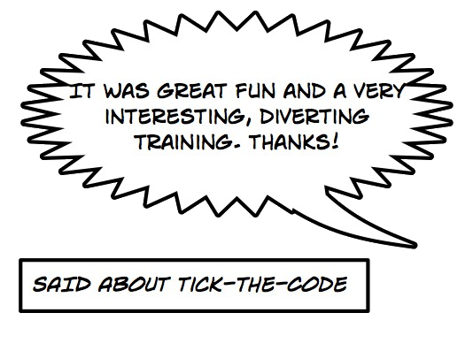 Actual training feedback