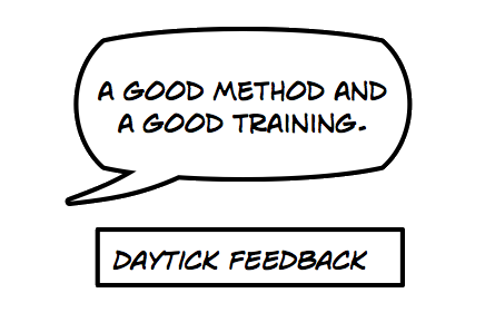 Actual training feedback