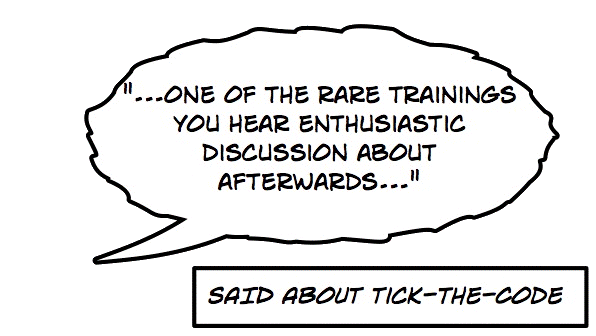 Actual training feedback