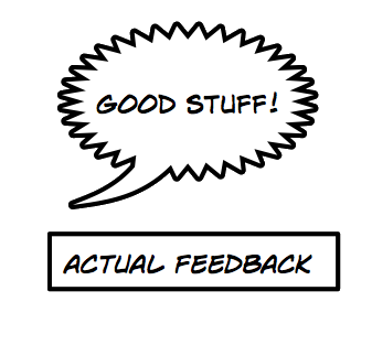 Actual training feedback