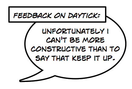 Actual training feedback