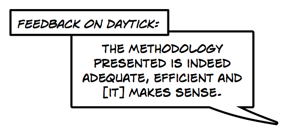 Actual training feedback