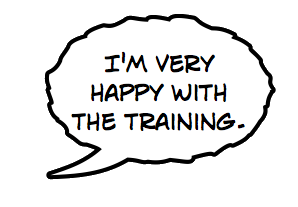 Actual training feedback
