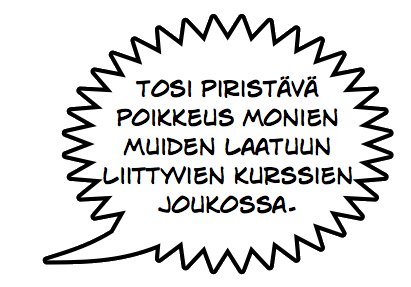 Todellista koulutuspalautetta