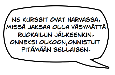 Todellista koulutuspalautetta