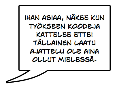 Todellista koulutuspalautetta