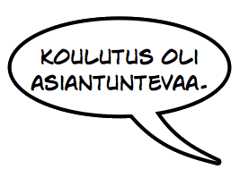 Todellista koulutuspalautetta